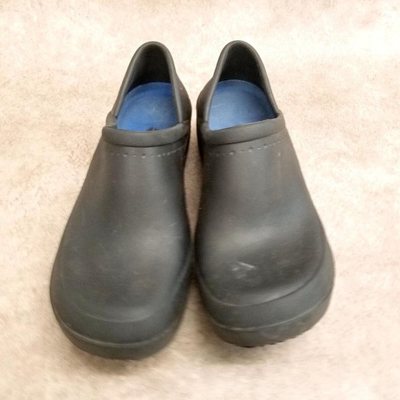 Shoes For Crews Womens Black Slip On Cobalt Loafer Slip and Oil Resistant Work - Picture 2 of 10